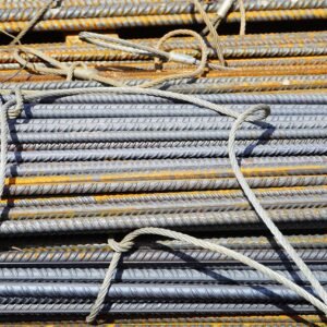 iron rods, reinforcing bars, construction